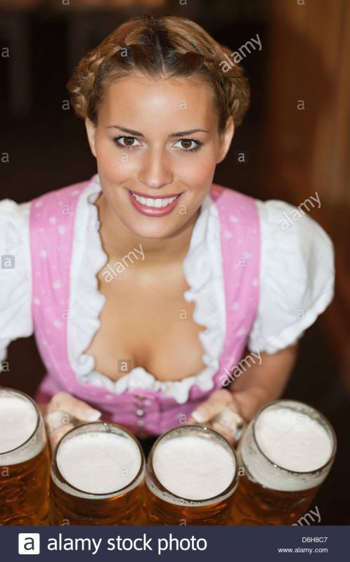 oktoberfest german beer girl