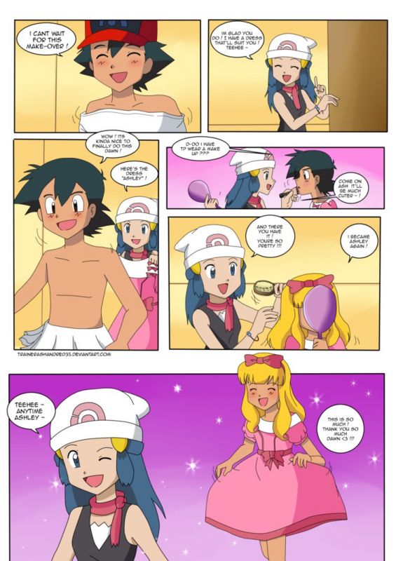 pokemon ash becomes a girl