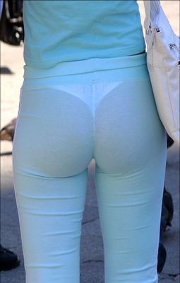 white pants see through camel