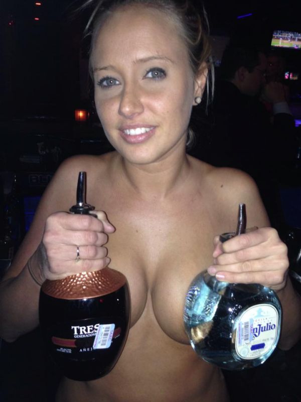 topless bartender tits