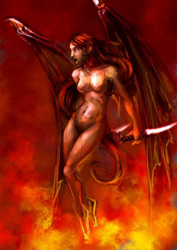 devil woman costume