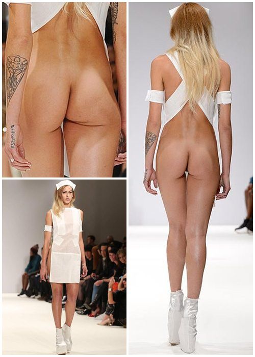 Fashion Supermodels Showing Pussy Cumception