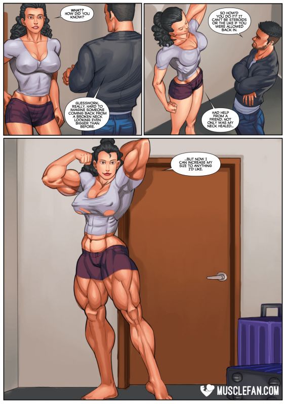 extreme female muscle growth
