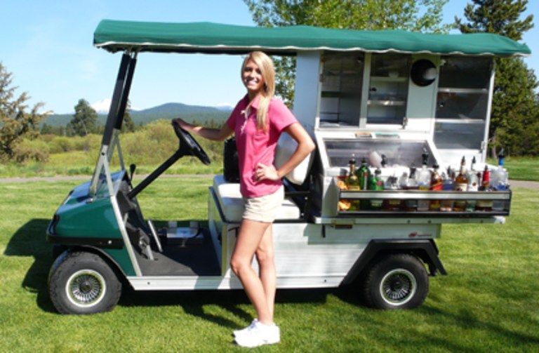 nip slips golf course cart girls