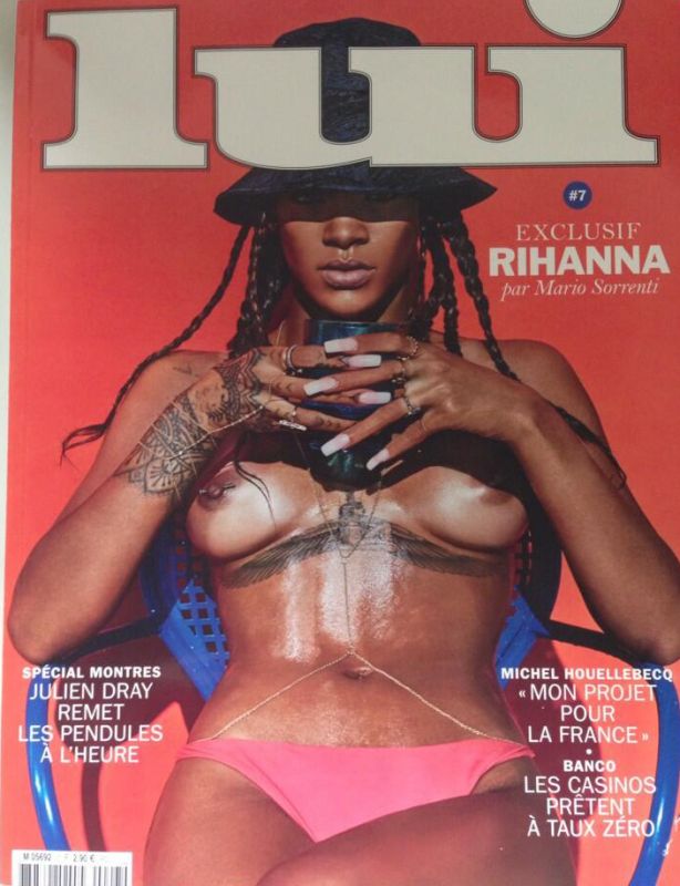 rihanna french magazine nude