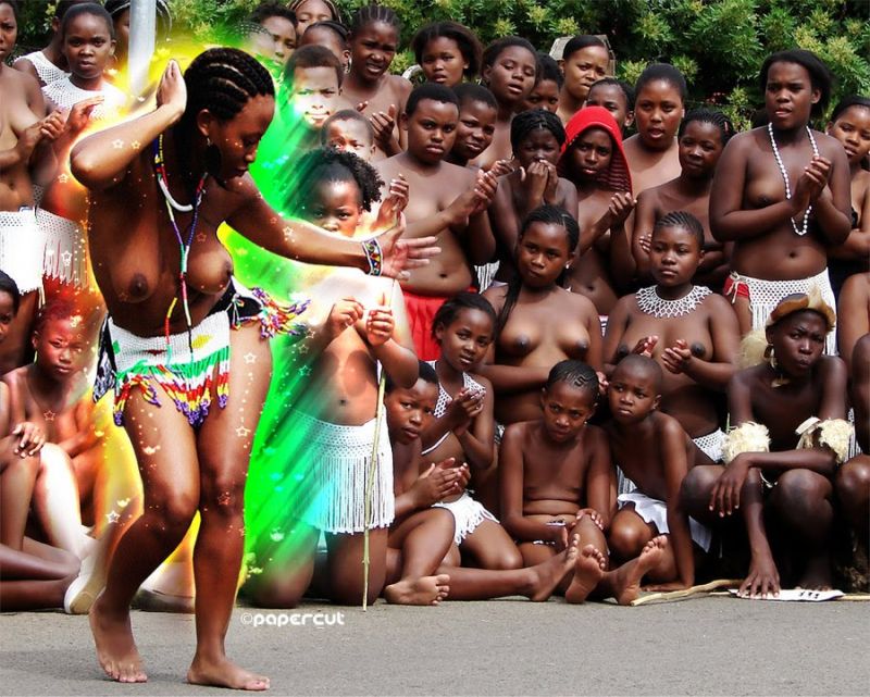native african tribal showing pussy
