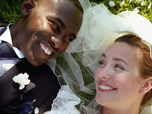 older interracial wedding