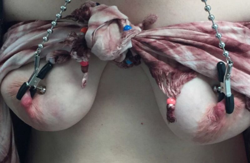 tumblr nipple clamp bondage