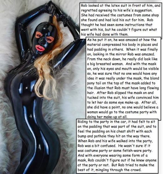latex catsuit shemales