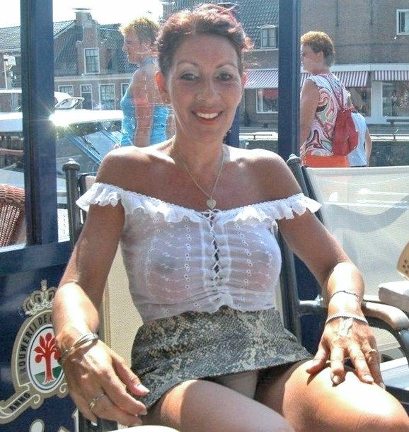 amateur see through tops in public