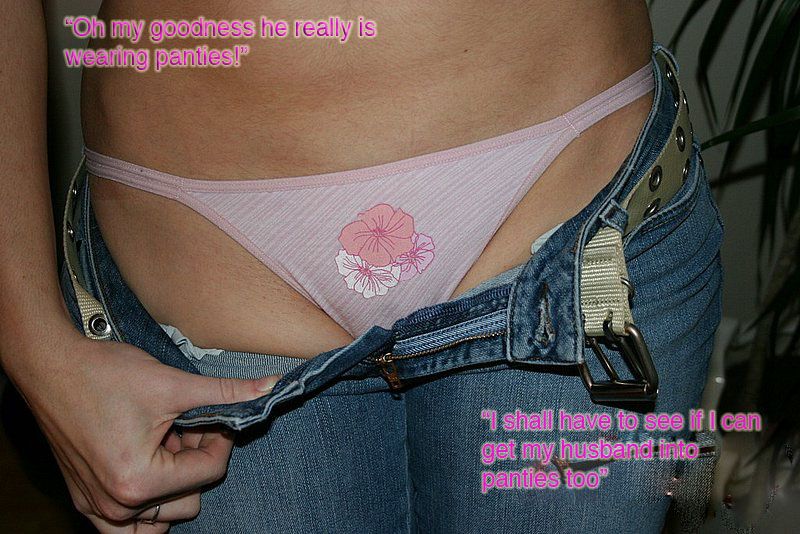 wear these panties for me
