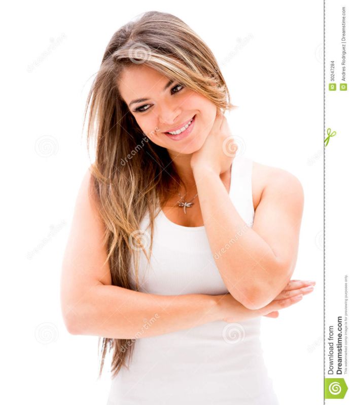 woman pointing and laughing