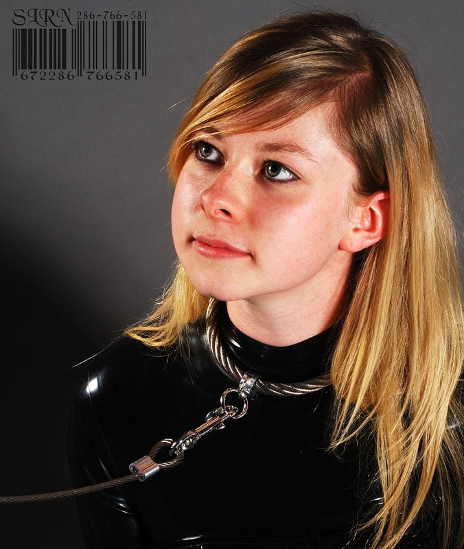 chained girl slave collar