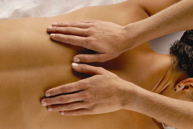 internal pelvic massage technique diagrammed