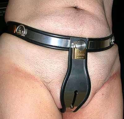 stuck in a chastity belt