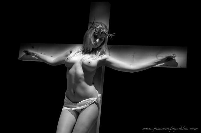 being female crucified