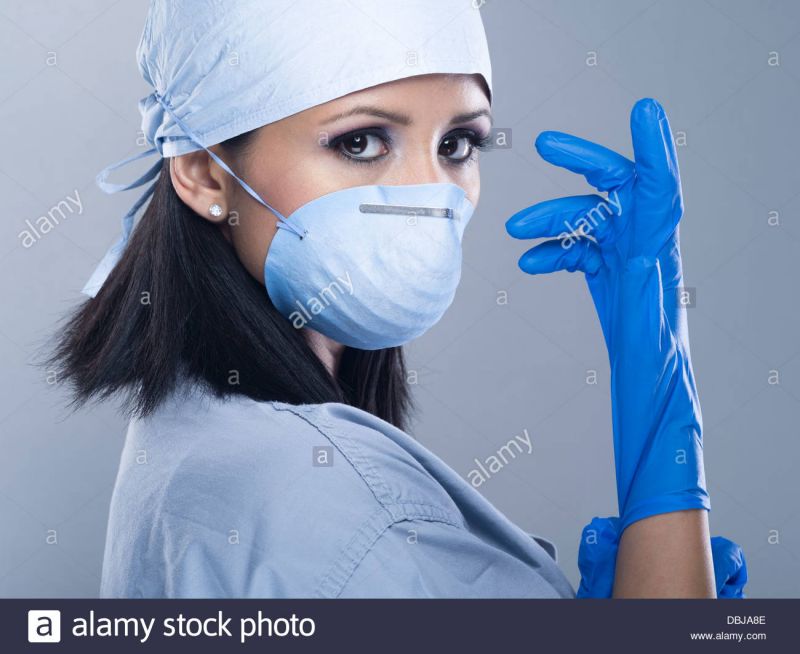 female urologist gloves