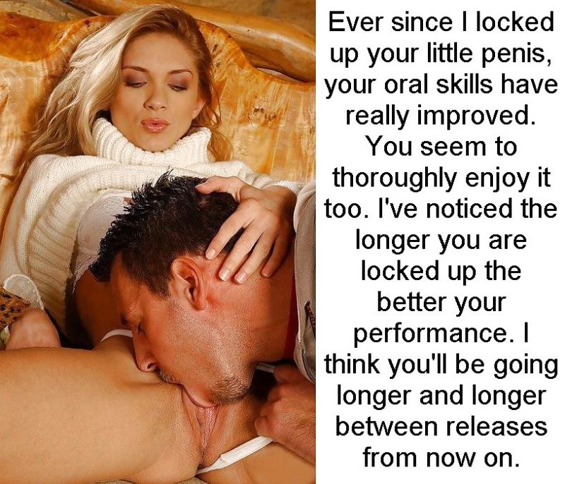 male chastity orgasm denial captions