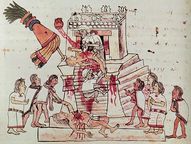 aztec human sacrifice rituals