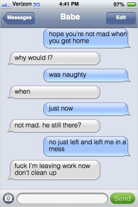 cuckold text messages from a