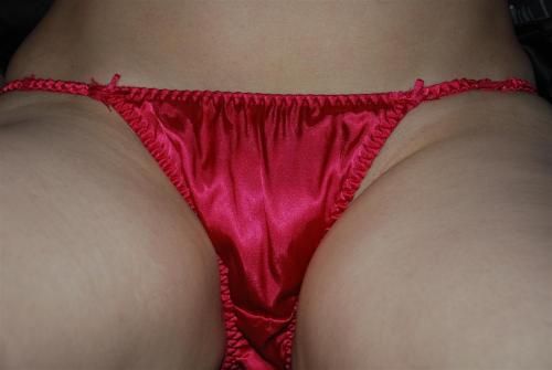 red sexy undergarments