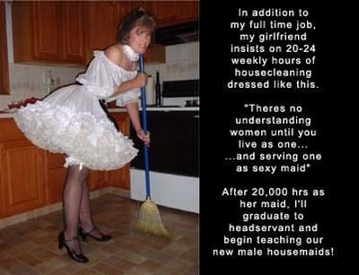 sissy maid humiliation caption