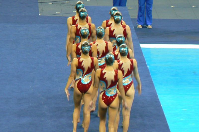 chinese synchronized swimming suits banned