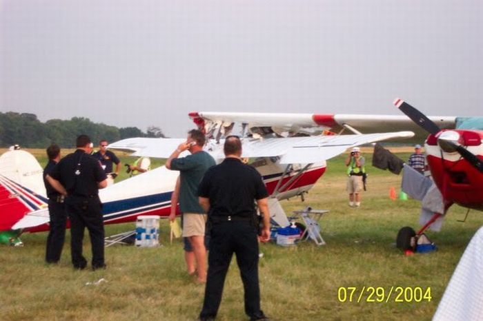 oops plane crashes