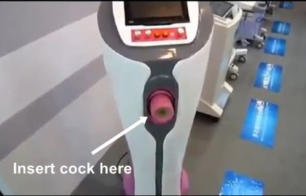 chinese sperm extractor in use