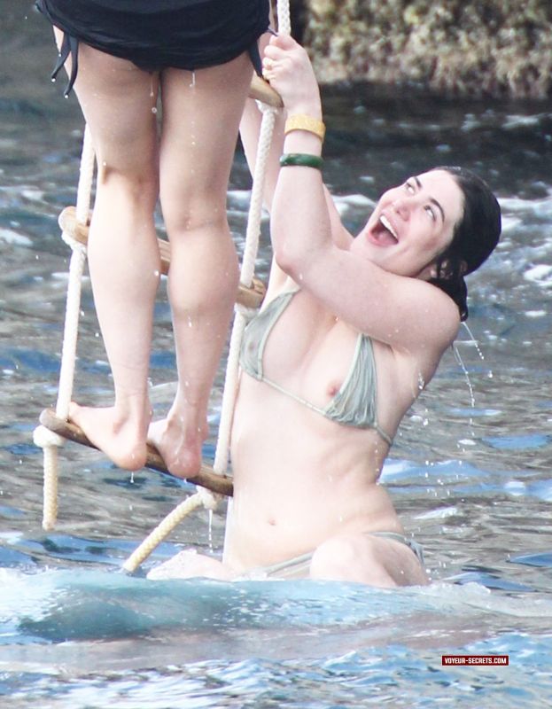 Slips waterslide nipple Katy Perry
