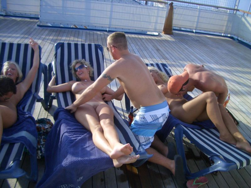 beautiful nude women on boats