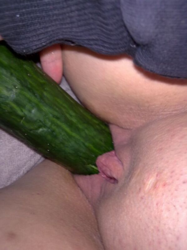anal masturbation with cucumber