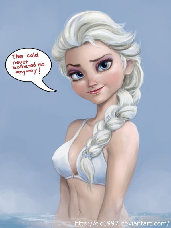Elsa sexy porn