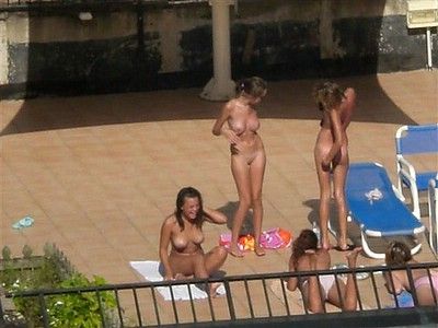 back yard nude sunbathing