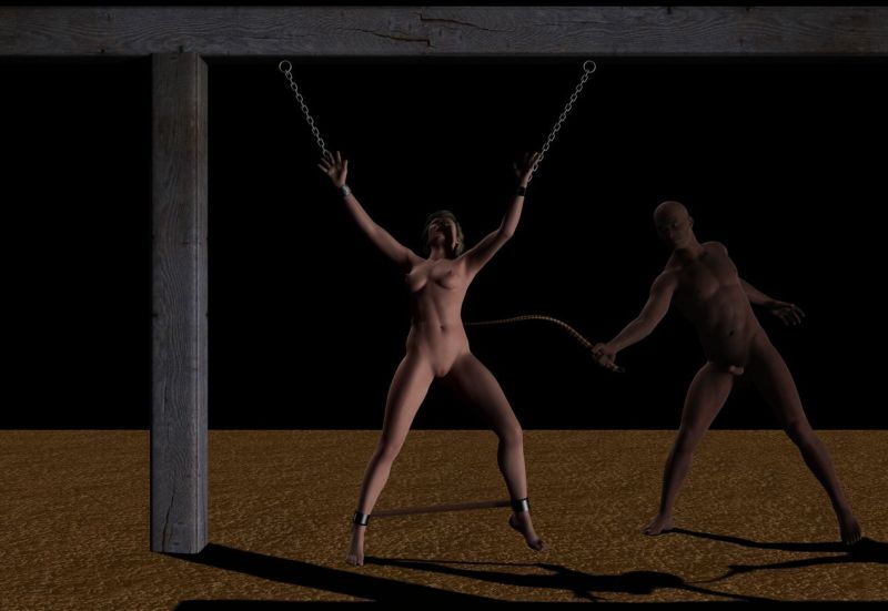 naked female galley slaves chained