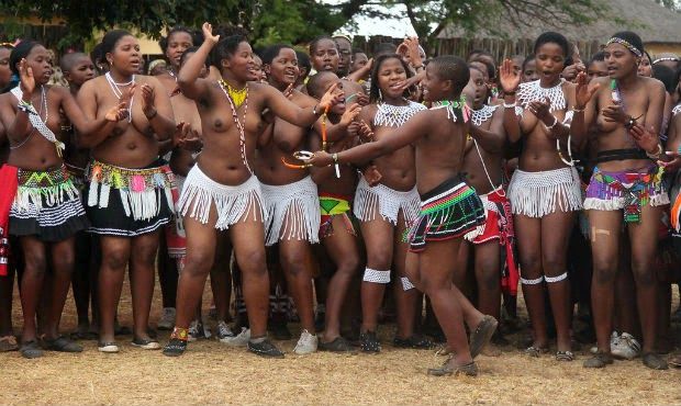 zulu swazi reed dance girls