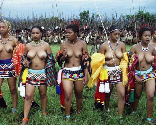 Naked Zulu Women Reed Dance
