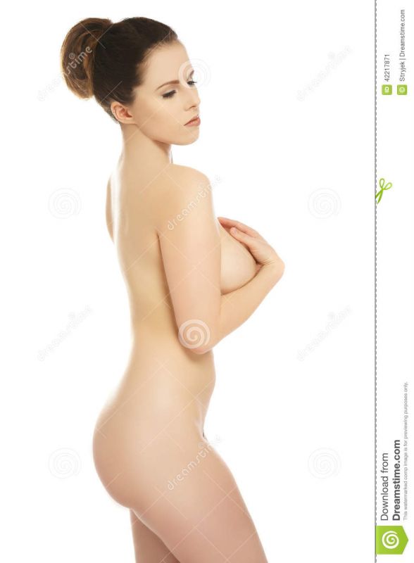 nude female figure profile