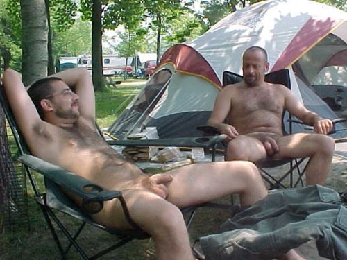 naked men camping