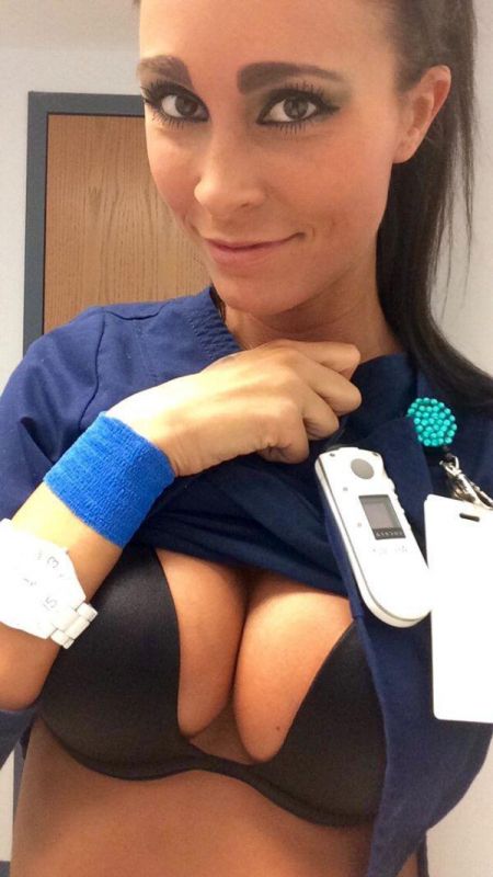 Naughty Nurse Selfie