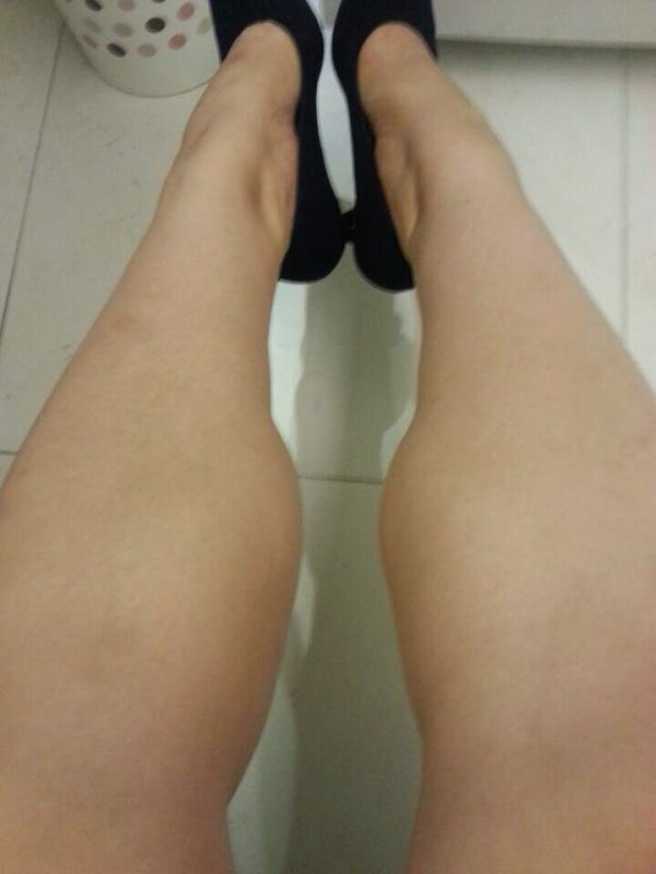 asian thick legs shaved