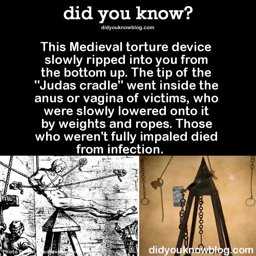 judas cradle medieval torture device