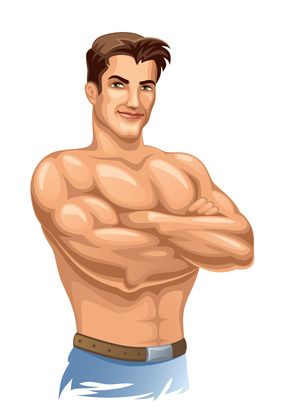 muscle man cartoon network