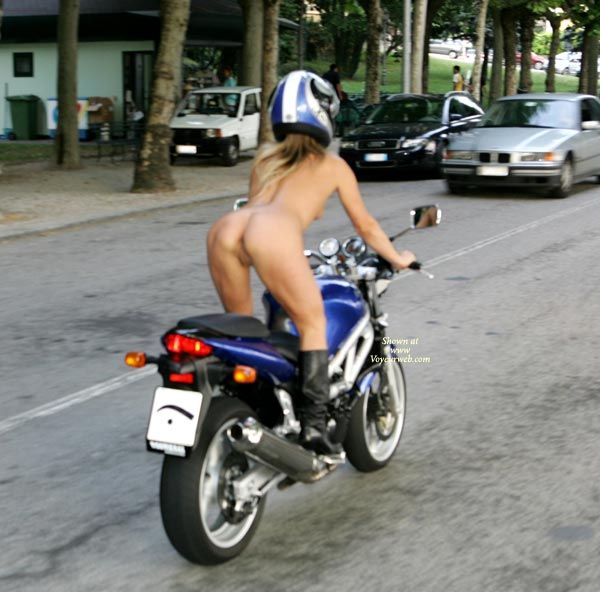 naked model girls and motorcycles