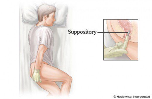 position for suppository