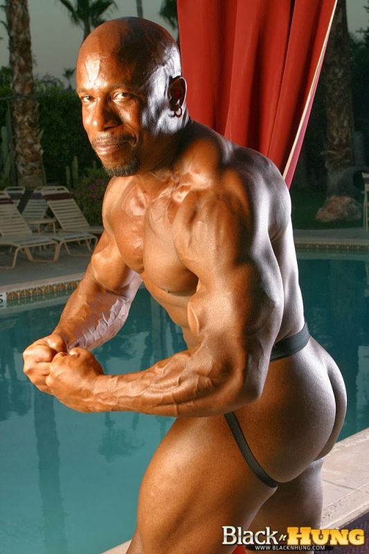 black muscle men naked