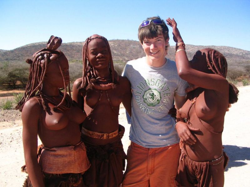 white woman traveling in africa