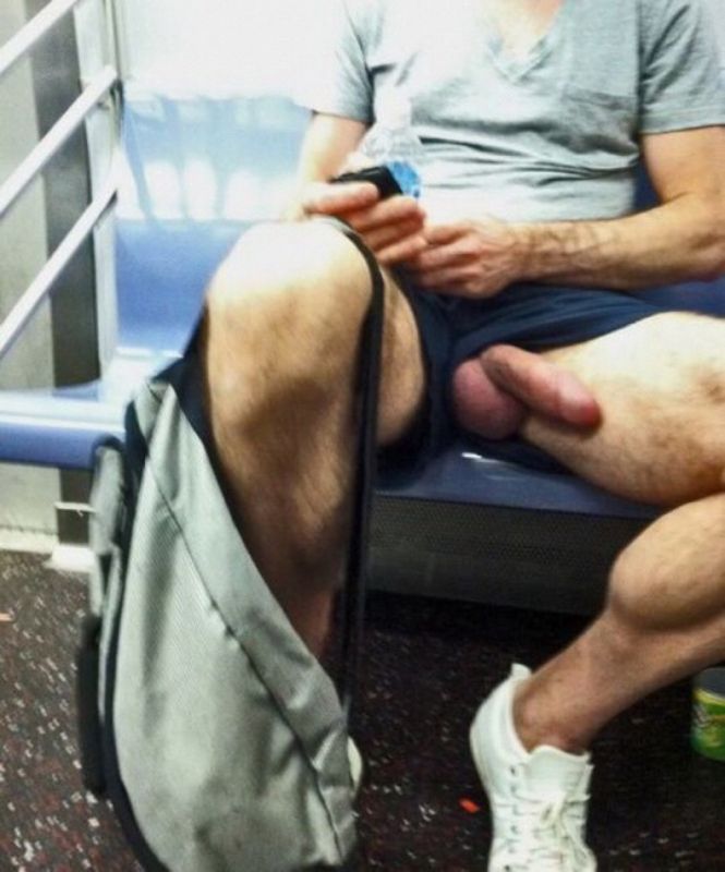 penis peeking shorts