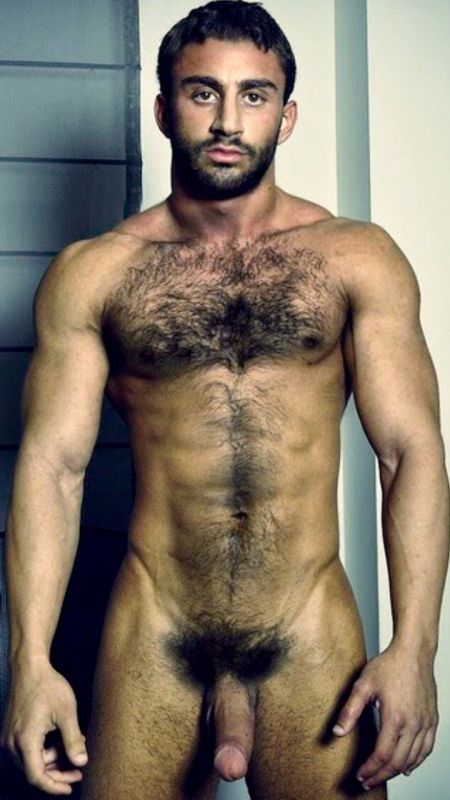 red hairy nude men