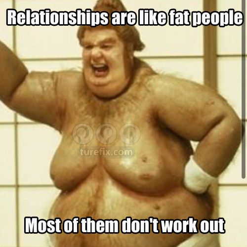 fat people working out